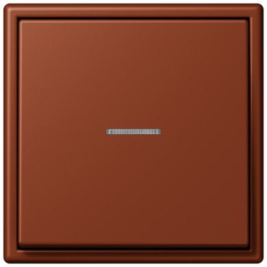 Клавиша Jung Les Couleurs® Le Corbusier terre sienne brulee 59 для выключателя/кнопки с окошком для подсветки LC990KO54320D LC990KO54320D  фото | Capital Power - инженерные системы