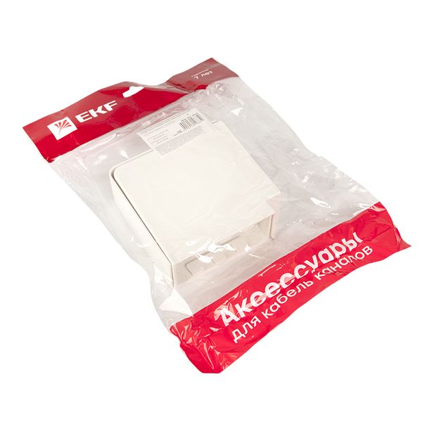 Поворот 90 гр, (100х40) (2 шт) белый EKF-Plast ABW-100-40X2  фото | Capital Power - инженерные системы