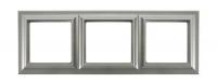 Рамка Jung  ECO Profi Standart Алюминий 3 поста EPS483AL