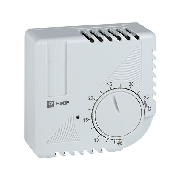 Термостат NO/NC (охлаждение/обогрев) накладной 16A 230В IP20 EKF PROxima THERMO-NO-NC-WALL  фото | Capital Power - инженерные системы