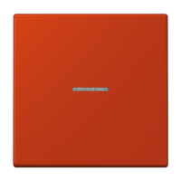 Клавиша Jung Les Couleurs® Le Corbusier rouge vermillon 59 для выключателя/кнопки с окошком для подсветки LC990KO54320A