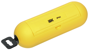 Бокс для защиты кабельного соединения IP44 желтый IEK WBX10-44-K05  фото | Capital Power - инженерные системы
