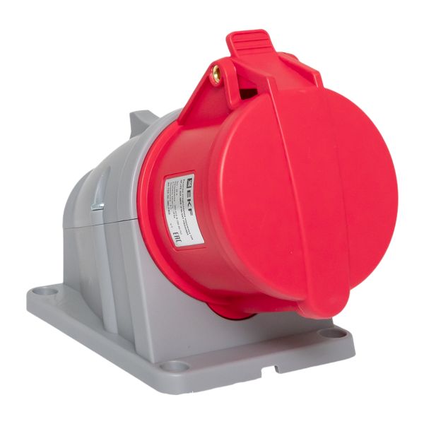 Розетка стационарная наружная 124 3Р+РЕ 32А 380В IP44 EKF PROXIMA PS-124-32-380-PRO  фото | Capital Power - инженерные системы