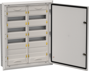 TITAN 5 Корпус металлический ЩРв-96 (2х48) 755х625х130мм IP31 серый (одна дверь) IEK TI5-50-V-2X048-31-7035  фото | Capital Power - инженерные системы
