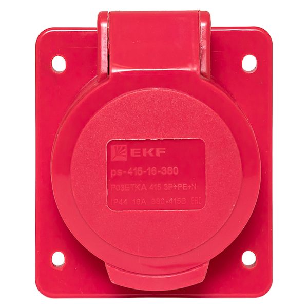 Розетка стационарная внутренняя 415 3Р+РЕ+N 16А 380В IP44 EKF PS-415-16-380  фото | Capital Power - инженерные системы