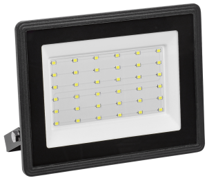 Прожектор СДО 06-50 светодиодный черный IP65 4000K IEK LPDO601-50-40-K02  фото | Capital Power - инженерные системы