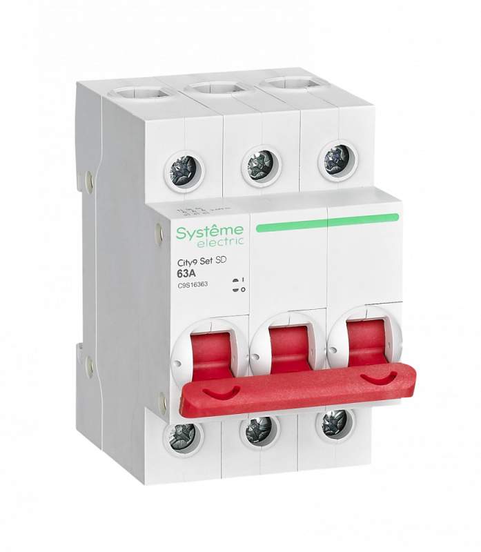 City9 Set Выключатель нагрузки (ВН) 3P 63А 400В C9S16363  фото | Capital Power - инженерные системы