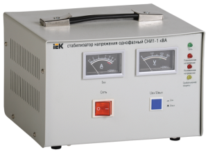 Стабилизатор напряжения СНИ1-1 кВА однофазный IEK IVS10-1-01000  фото | Capital Power - инженерные системы