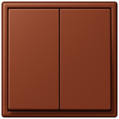 Клавиша Jung Les Couleurs® Le Corbusier terre sienne brulee 59 для двухклавишного выключателя LC9954320D LC9954320D  фото | Capital Power - инженерные системы