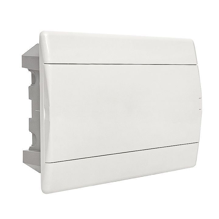 Щит распределительный ЩРВ-П-12 "SlimBox" белая дверца IP41 EKF SB-V-12W  фото | Capital Power - инженерные системы
