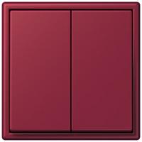 Клавиша Jung Les Couleurs® Le Corbusier le rubis для двухклавишного выключателя LC9954320M