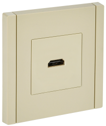 Розетка HDMI FP440 ваниль IEK серии FORTE&PIANO FP-H10-K10  фото | Capital Power - инженерные системы