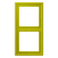 Рамка Jung Les Couleurs Le Corbusier Vert olive vif 2 поста LC9824320F