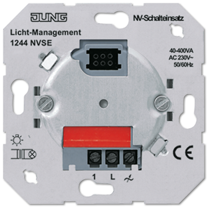 Электронный выключатель Jung SL серия 40-400 Вт/ВА для л/н и обмоточных трансформаторов 1244NVSE 1244NVSE  фото - Capital Power - Инженерные системы для любимой столицы
