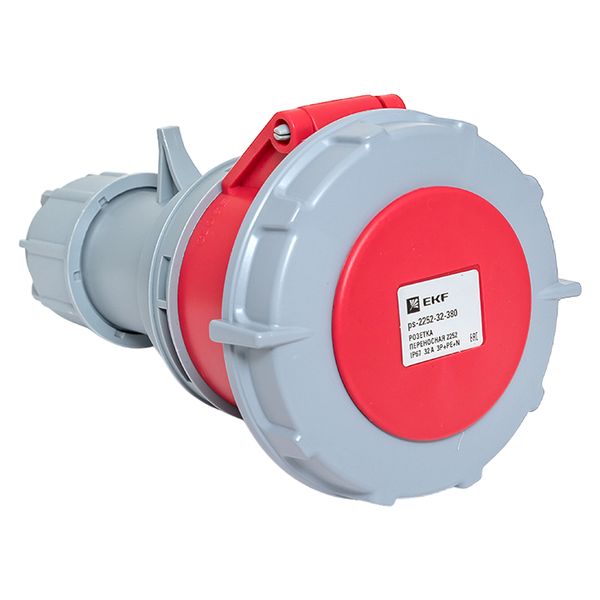Розетка переносная 2252 3Р+РЕ+N 32А 380В IP67 EKF PROxima PS-2252-32-380  фото | Capital Power - инженерные системы