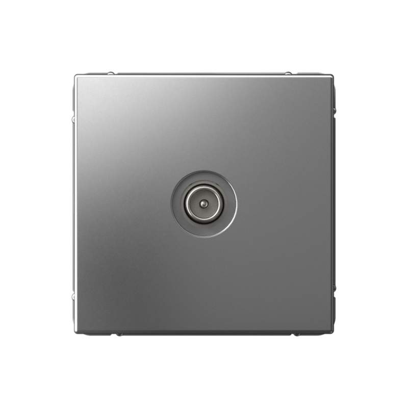 Розетка TV Systeme Electric серии ArtGallery оконечная 1DB, механизм, СТАЛЬ GAL000991  фото | Capital Power - инженерные системы