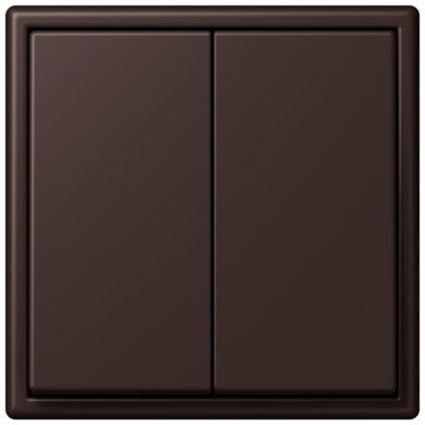 Клавиша Jung Les Couleurs® Le Corbusier terre d‘ombre brulee 59 для двухклавишного выключателя LC9954320J LC9954320J  фото | Capital Power - инженерные системы