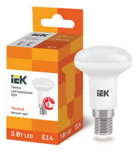 Лампа светодиодная R39 рефлектор 3Вт 230В 3000К E14 IEK LLE-R39-3-230-30-E14  фото | Capital Power - инженерные системы