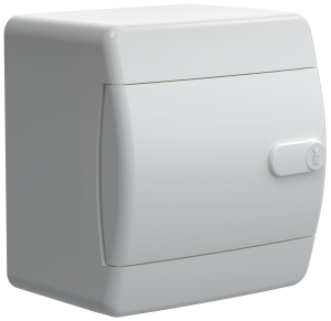UNION Compact Корпус пластиковый ЩРН-П-4 IP41 белая дверь IEK UIC-KP13-N-04-41-K01  фото | Capital Power - инженерные системы
