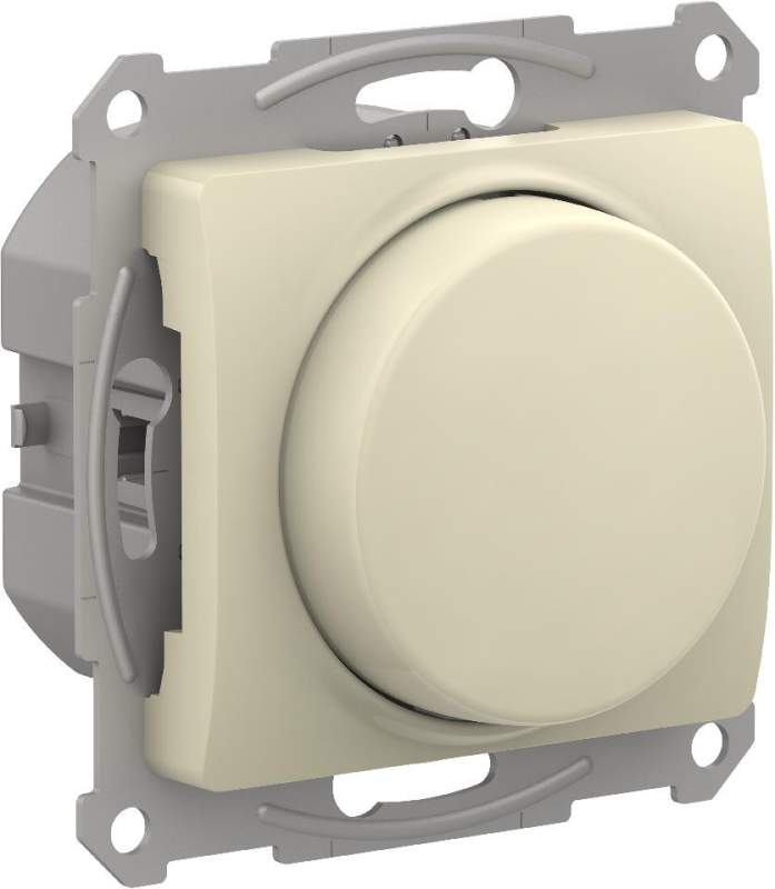 Диммер Systeme Electric серии Glossa, LED, RC, 400Вт, мех., БЕЖЕВЫЙ GSL000223  фото | Capital Power - инженерные системы