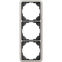 Рамка Jung CD 500 Платина 3 поста CD583PT CD583PT  фото | Capital Power - инженерные системы