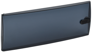 TEKFOR Дверца для корпуса пластикового ЩРН(В)-П-12 IP41 черная прозрачная IEK TF-KP12D-DV-12-K02  фото | Capital Power - инженерные системы
