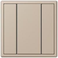 Кнопочный модуль КNX Jung Les Couleurs® Le Corbusier ombre naturelle claire F 50 с одной парой кнопок LC501TSA32142