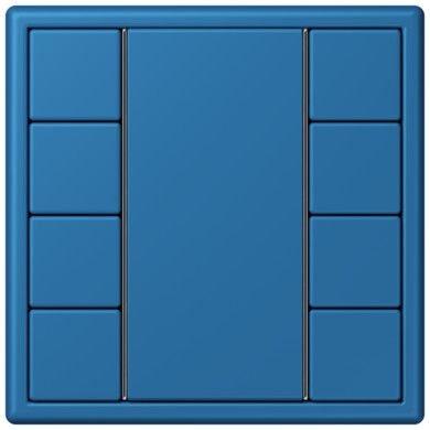 Кнопочный модуль КNX Jung Les Couleurs® Le Corbusier bleu ceruleen 31 F 50 с четырьмя парами кнопок LC504TSA32030 LC504TSA32030  фото | Capital Power - инженерные системы