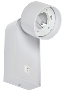 LIGHTING Светильник 4041 накладной настенный под лампу GX53 белый IEK LT-UBB0-4041-GX53-1-K01  фото | Capital Power - инженерные системы