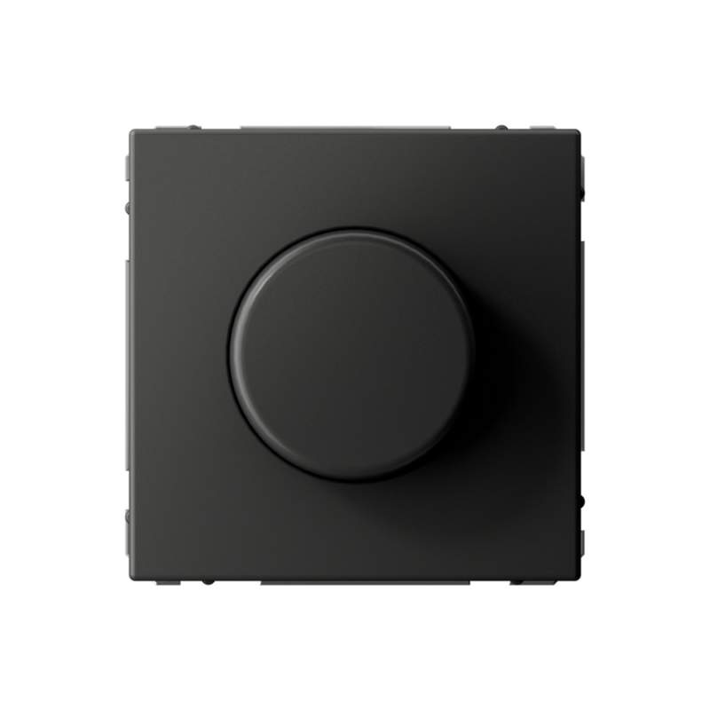 Диммер Systeme Electric серии ArtGallery повор-нажим, LED, RC, 400Вт, механизм, БАЗАЛЬТ GAL001423  фото | Capital Power - инженерные системы