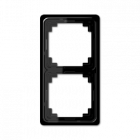 Рамка Jung CD Plus Черный 2 поста CDP582SW CDP582SW  фото | Capital Power - инженерные системы