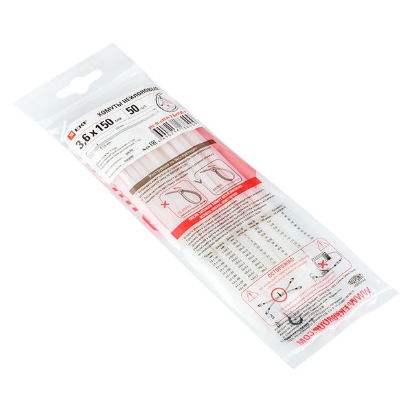 Хомут P6,6 стандартный (б), 3,6x150 (100шт) FlexLock EKF PLC-FL-CTSW-3.6X150  фото | Capital Power - инженерные системы