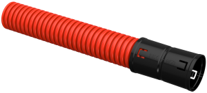 ELASTA Труба гофрированная двустенная ПНД d=50мм красная (25м) IEK EA-TG22-2-2-2-050-025-K04  фото | Capital Power - инженерные системы