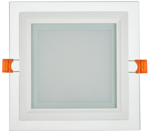 LIGHTING Светильник светодиодный ДВО 1624 со стеклом квадрат 12Вт 4000К IP20 IEK LDVO0-1624-12-4000-K01  фото | Capital Power - инженерные системы