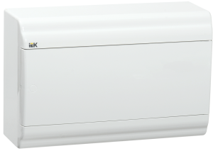 PRIME Корпус пластиковый ЩРН-П-12 модулей навесной белый/белая дверь IP41 IEK MKP82-N-12-WD-41-10  фото | Capital Power - инженерные системы