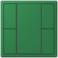 Кнопочный модуль КNX Jung Les Couleurs® Le Corbusier vert fonce F 50 с двумя парами кнопок LC502TSA32050