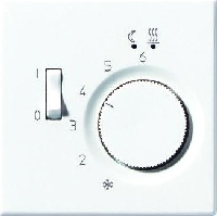 Термостат комнатный Jung LS серия Светло-серый 10(4)А TRLS231LG TRLS231LG  фото | Capital Power - инженерные системы