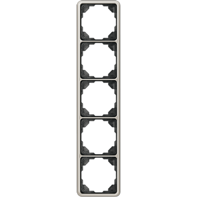 Рамка Jung CD 500 Платина 5 постов CD585PT CD585PT  фото | Capital Power - инженерные системы