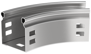 ESCA Поворот плавный 45град тип Г01 50х50мм IEK CPG01-0-45-050-050  фото | Capital Power - инженерные системы