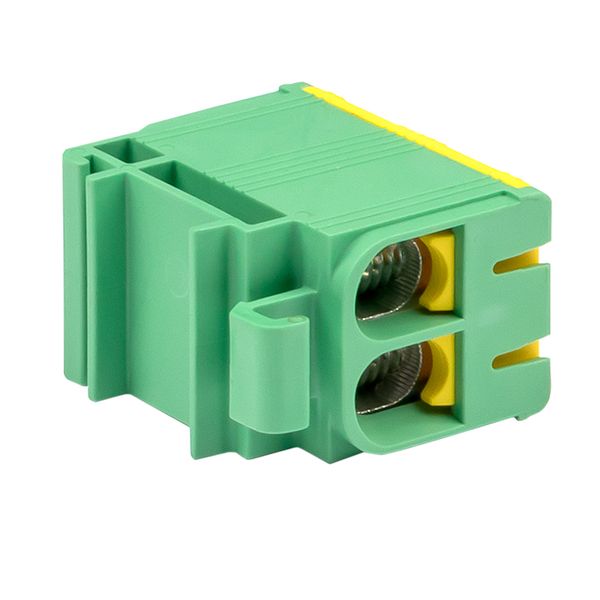 Клемма силовая вводная двойная КСВ 16-50 желто-зеленая EKF PROxima PLC-KVS2-16-50-Y-GREEN  фото | Capital Power - инженерные системы