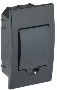 KREPTA 3 Корпус пластиковый ЩРВ-П-4 IP41 черный IEK MKP12-V-04-41-K02  фото | Capital Power - инженерные системы