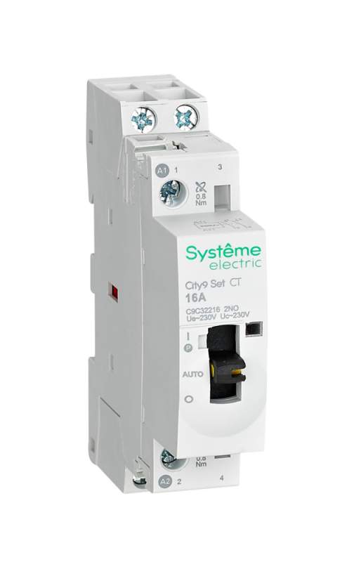 City9 Set Контактор 2P 2НО 16A AC 230В-230В C9C32216  фото | Capital Power - инженерные системы