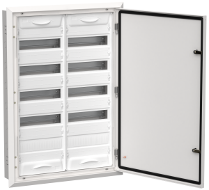 TITAN 5 Корпус металлический ЩРв-120 (2х60) 880х625х130мм IP31 белый (одна дверь) IEK TI5-50-V-2X060-31  фото | Capital Power - инженерные системы