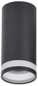 LIGHTING Светильник 4005 накладной потолочный под лампу GU10 черный IEK LT-UPB0-4005-GU10-1-K02  фото | Capital Power - инженерные системы