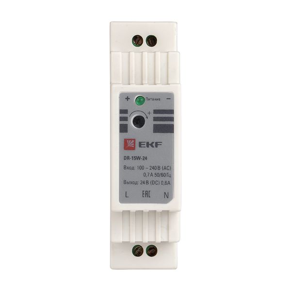 Блок питания 24В DR-15W-24 EKF PROxima dr-15w-24  фото | Capital Power - инженерные системы