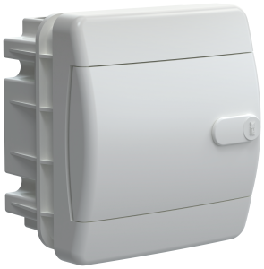 UNION Compact Корпус пластиковый ЩРВ-П-4 IP41 белая дверь IEK UIC-KP13-V-04-41-K01  фото | Capital Power - инженерные системы