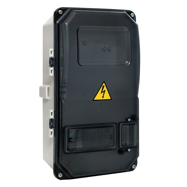 Щит учетно-распред, навесной пластик ЩУРн-П 3/8 (379х216х113) IP55 EKF PROxima PB-3/8-55  фото | Capital Power - инженерные системы
