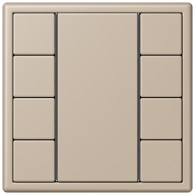 Кнопочный модуль КNX Jung Les Couleurs® Le Corbusier ombre naturelle claire F 50 с четырьмя парами кнопок LC504TSA32142 LC504TSA32142  фото | Capital Power - инженерные системы
