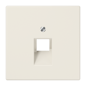 Накладка Jung LS серия Бежевая 1-ой наклонной ТЛФ/комп розетки LS969-1UA LS969-1UA  фото | Capital Power - инженерные системы