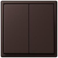 Клавиша Jung Les Couleurs® Le Corbusier terre d‘ombre brulee 59 для двухклавишного выключателя LC9954320J